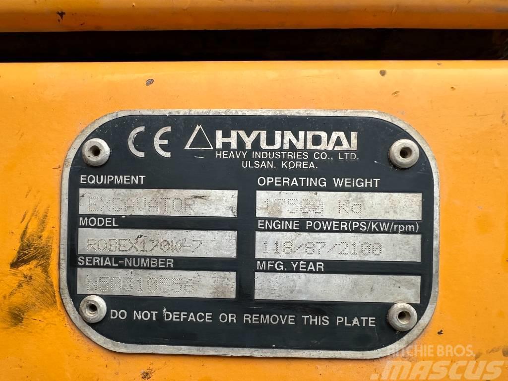 Hyundai R 170W-7 Excavadoras de ruedas