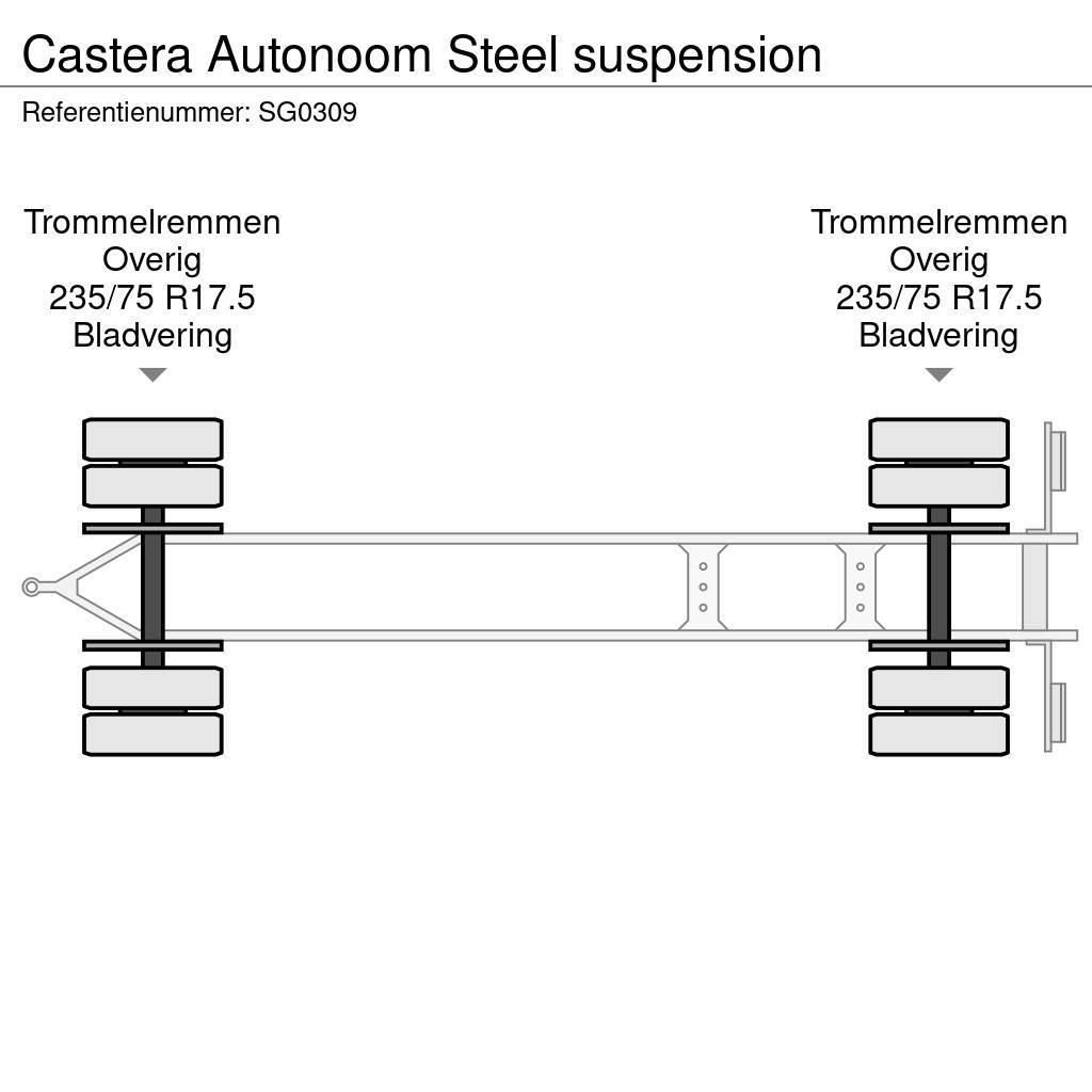 Castera Autonoom Steel suspension Plataforma plana/laterales abatibles