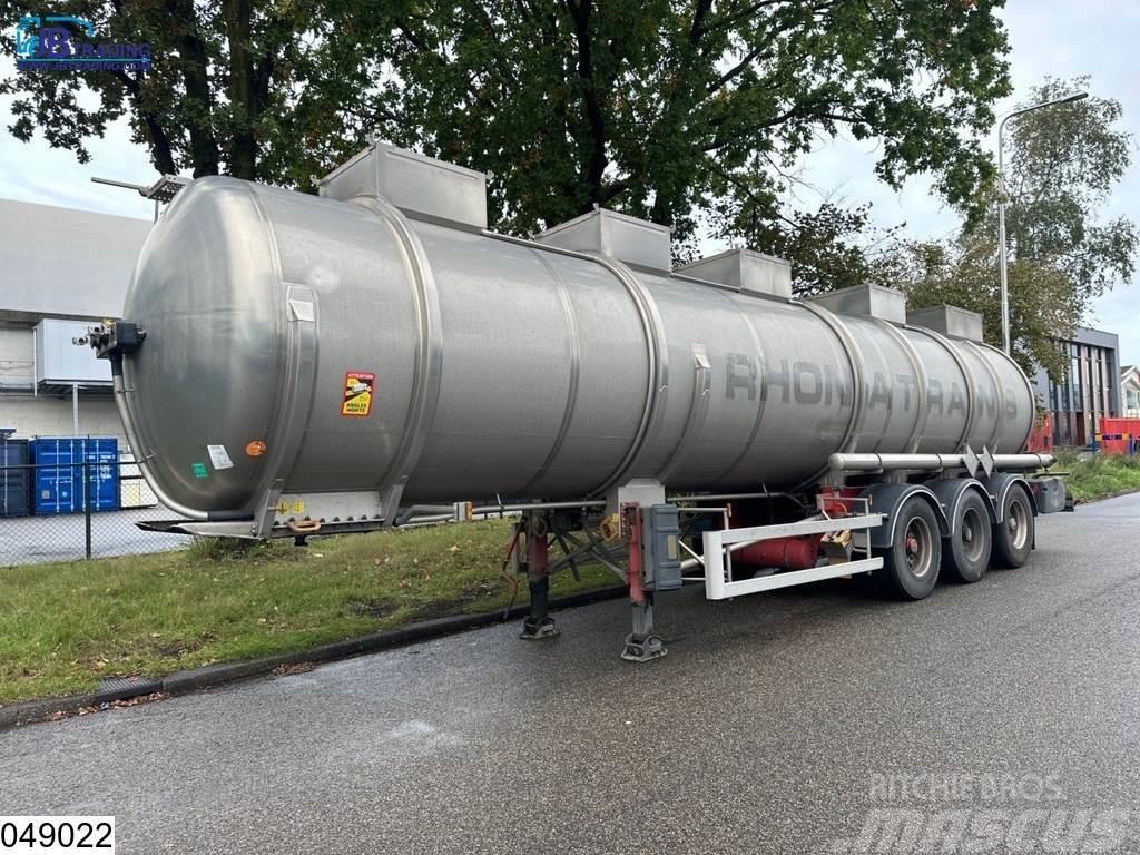 Magyar Chemie 34500 Liter, RVS tank, 1 Compartment Semirremolques cisterna
