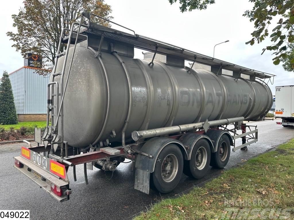 Magyar Chemie 34500 Liter, RVS tank, 1 Compartment Semirremolques cisterna
