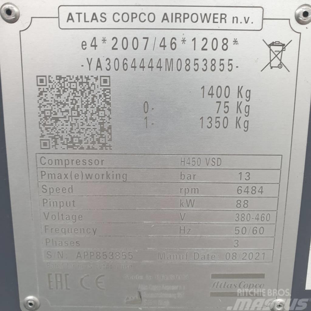 Atlas Copco E-Air H450 VSD Compresores
