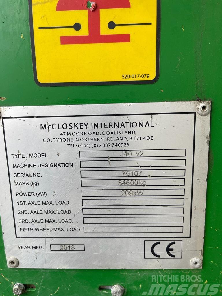 McCloskey J40 v2 Trituradoras móviles