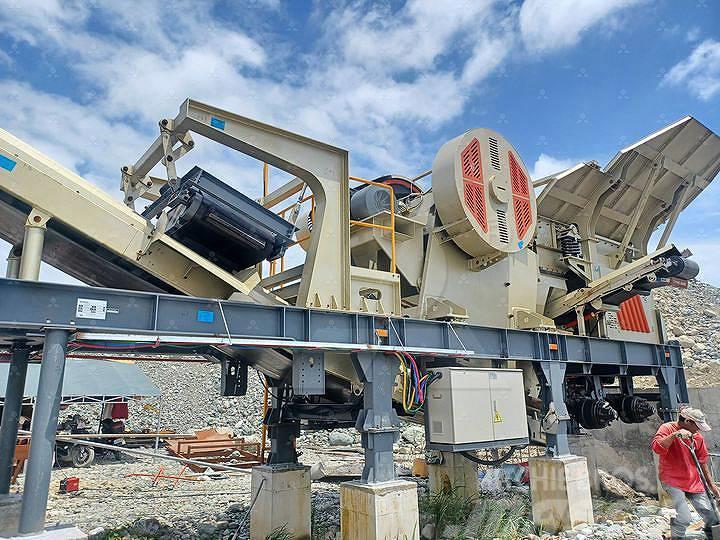 Liming NK75J mobile jaw crusher with cone crusher Trituradoras móviles