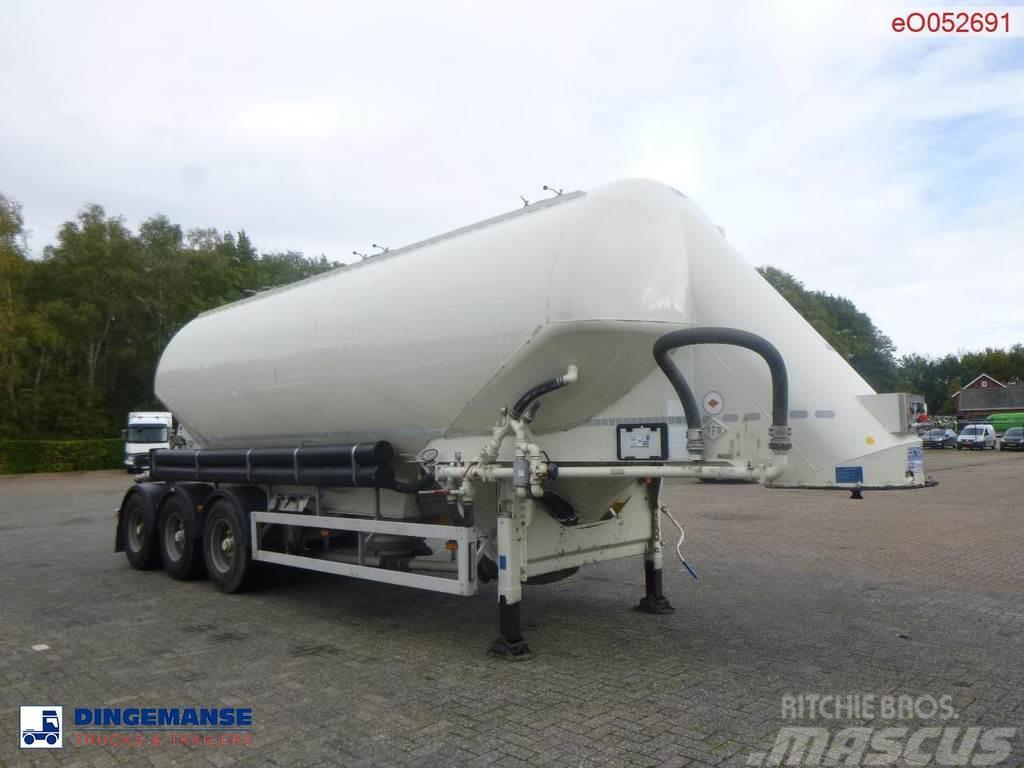 Feldbinder Powder tank alu 40 m3 / 1 comp Semirremolques cisterna