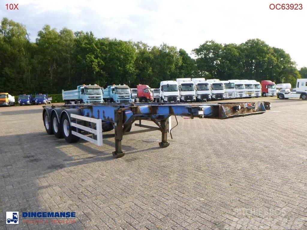 SDC 3-axle container trailer 20-30 ft + ADR Semirremolques portacontenedores