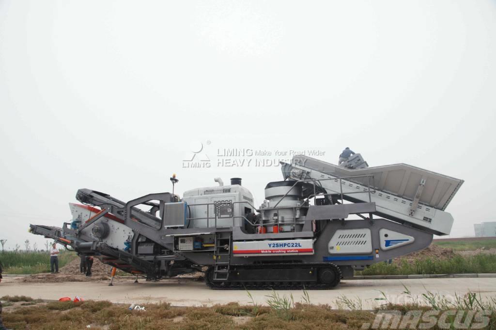 Liming Y3S2160 Mobile hydraulic Cone Crusher with Screen Trituradoras móviles