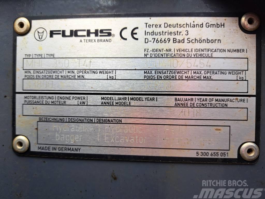 Fuchs MHL350F Excavadoras de manutención