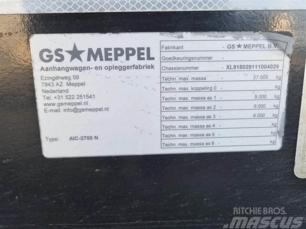 GS Meppel AIC-2700 N container aanhanger Remolques portacontenedores