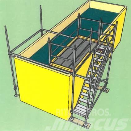  Container-Einrüstung Absetzbecken 1-Feld / 3-Feld  Andamios