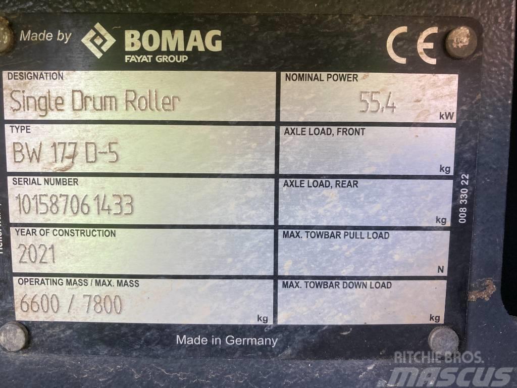 Bomag BW 177 D-5 Rodillos de un solo tambor