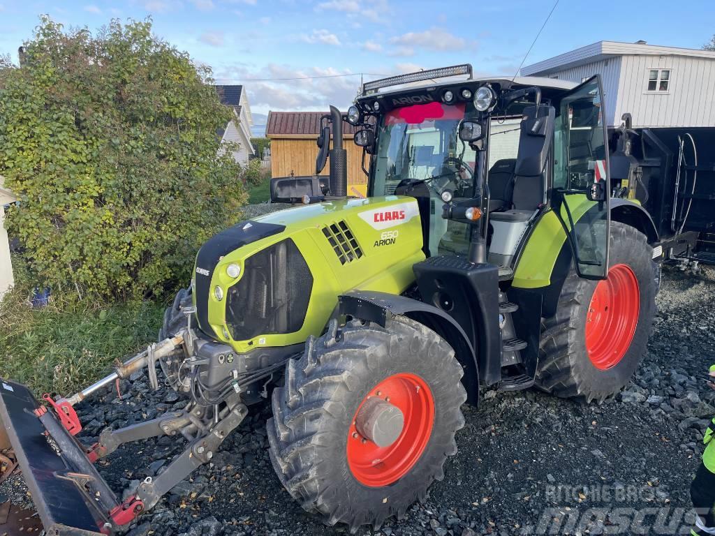 CLAAS Arion 650 kan leveres komplett rigget for snøryddi Tractores