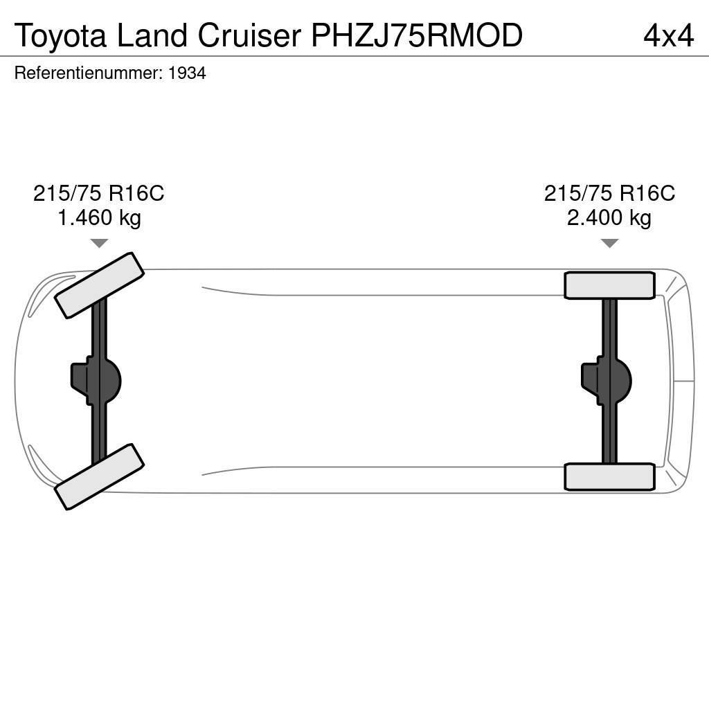 Toyota Land Cruiser PHZJ75RMOD Grúas de vehículo
