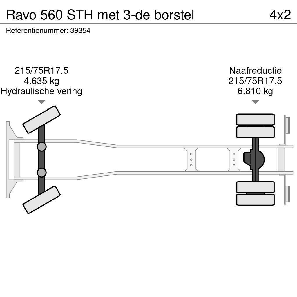Ravo 560 STH met 3-de borstel Otros tipos de vehículo de asistencia