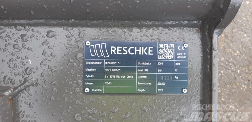 Reschke Grabenräumlöffel OQ70/55-2000mm A#5842 Retroexcavadoras
