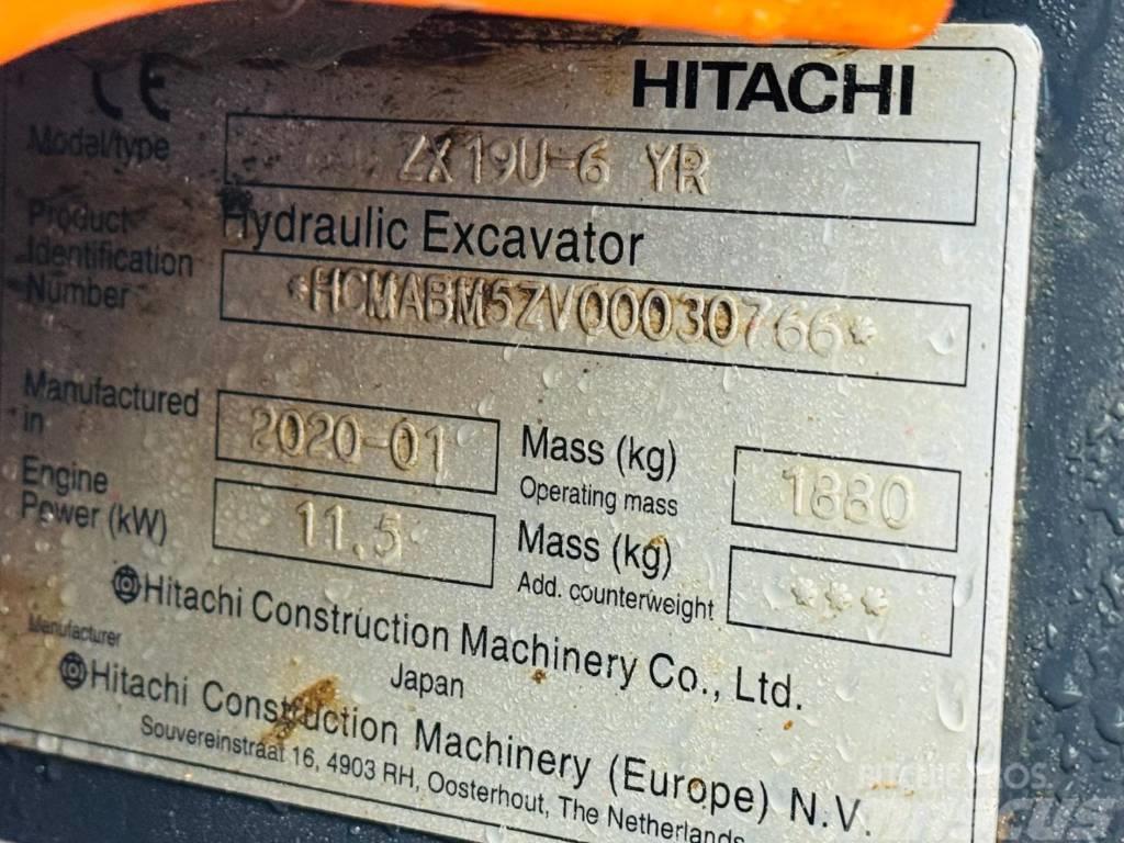 Hitachi ZX 19 U-6 YR Mini excavadoras < 7t