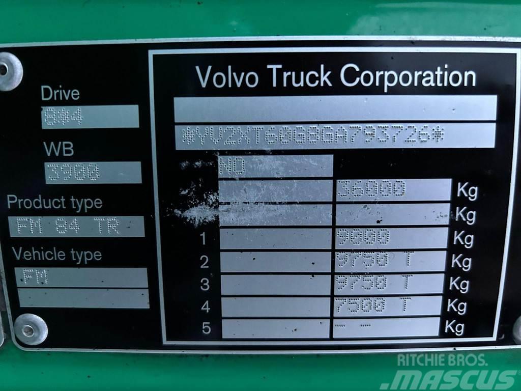 Volvo FMX 540 8x4*4 9 TON FRONT AXLE / PTO / RETARDER Camiones chasis