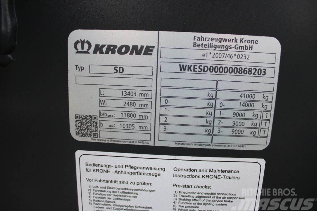 Krone 3x axle + 2x20/30/40/45ft + High Cube + BE APK 07- Semirremolques portacontenedores