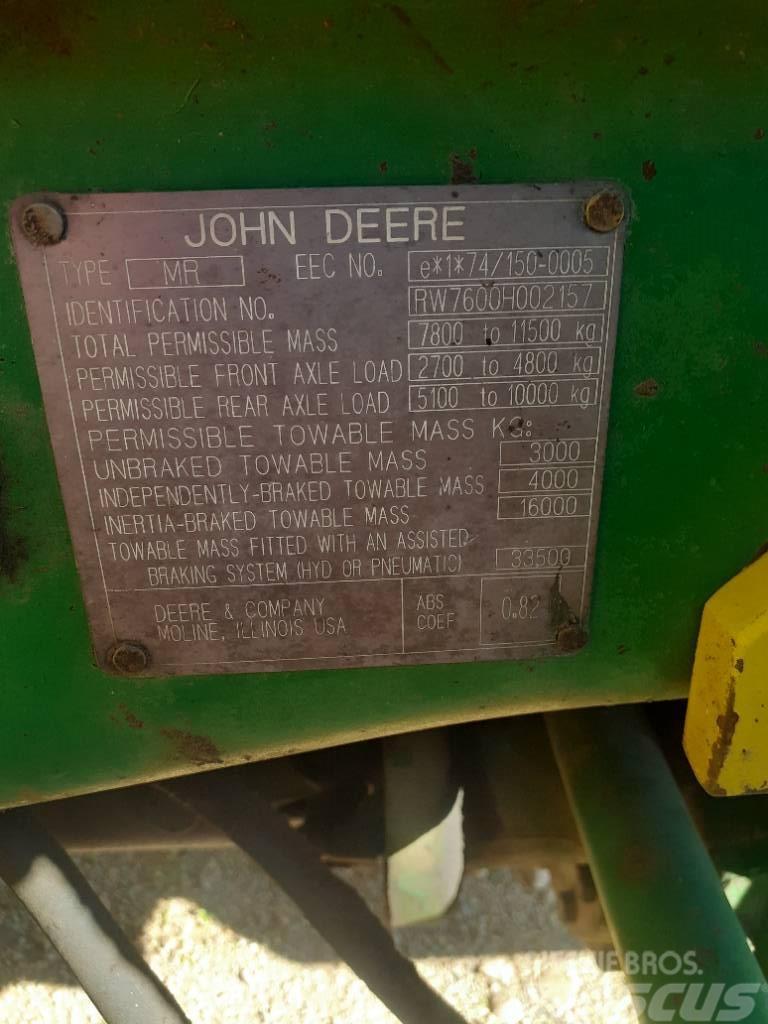 John Deere 7600 Tractores
