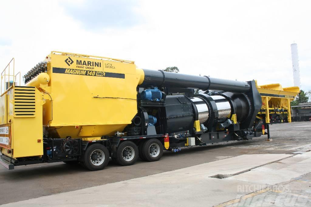 Marini Magnum 140 * mobile asphalt plant Plantas mezcladoras de asfalto