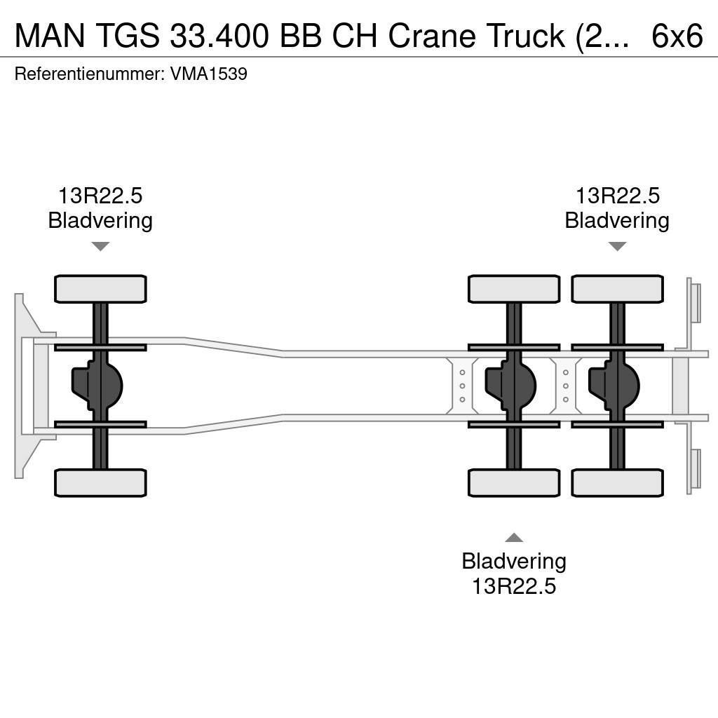 MAN TGS 33.400 BB CH Crane Truck (2 units) Grúas todo terreno