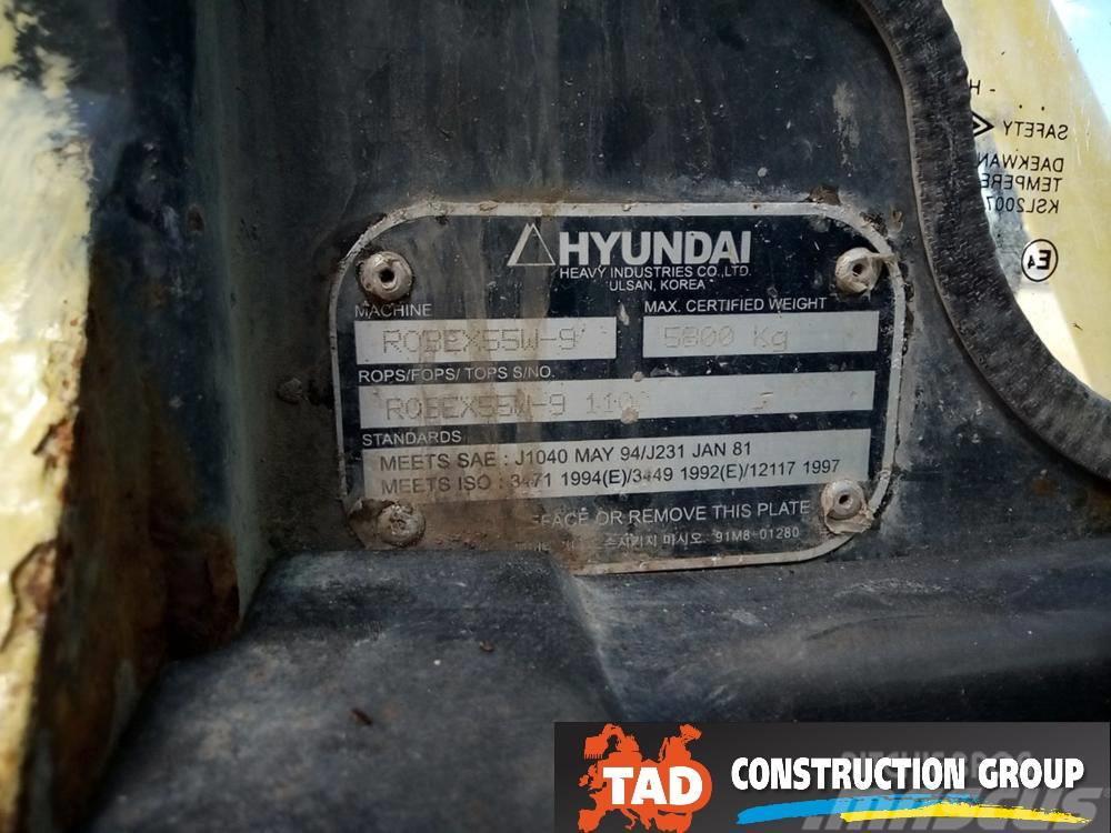 Hyundai Robex 55 W-9 Excavadoras de ruedas