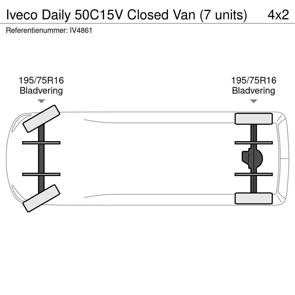Iveco Daily 50C15V Closed Van (7 units) Furgonetas de caja cerrada