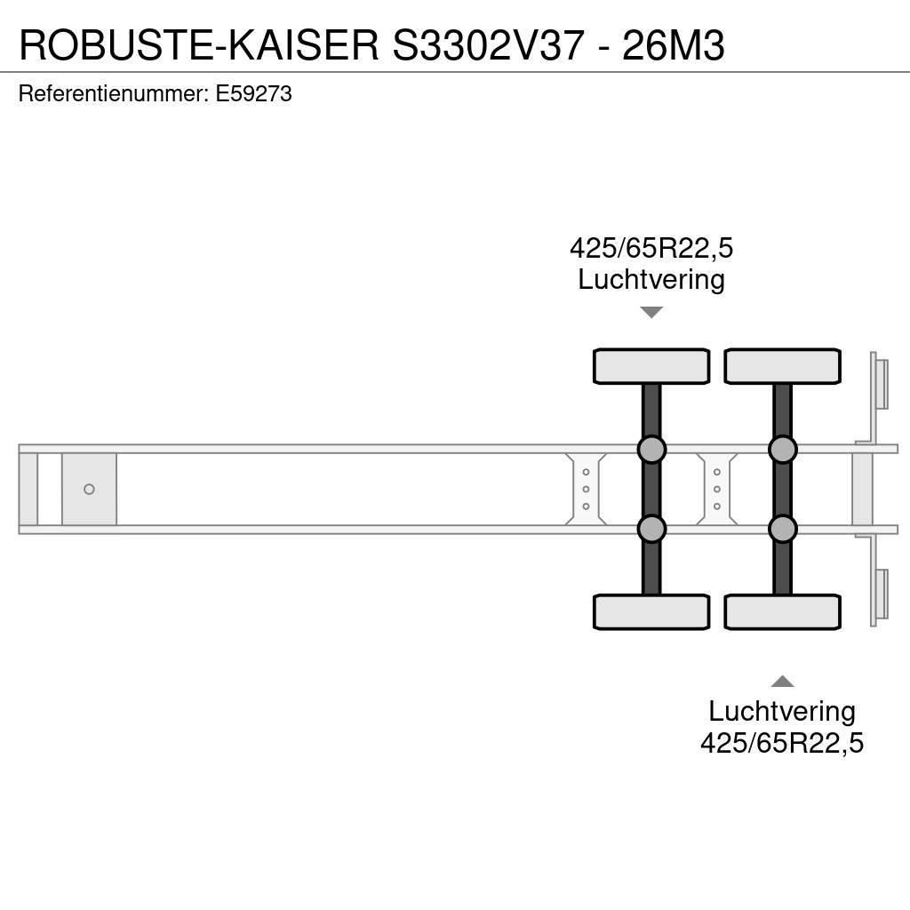  Robuste-Kaiser S3302V37 - 26M3 Semirremolques bañera