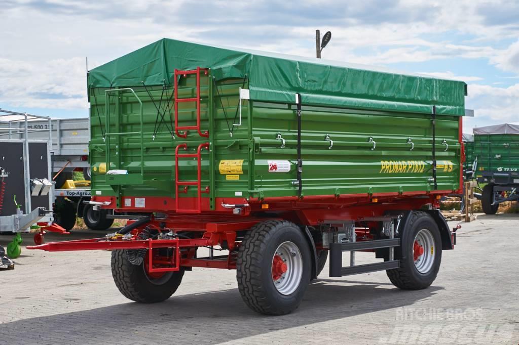 Pronar PT 612 / 12 tones tipping trailer / pallet wide Remolques volquete