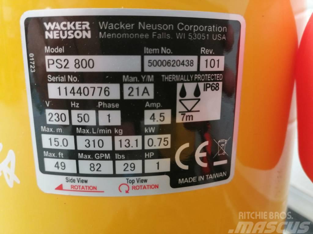 Wacker Neuson PS2800 Bombas de agua