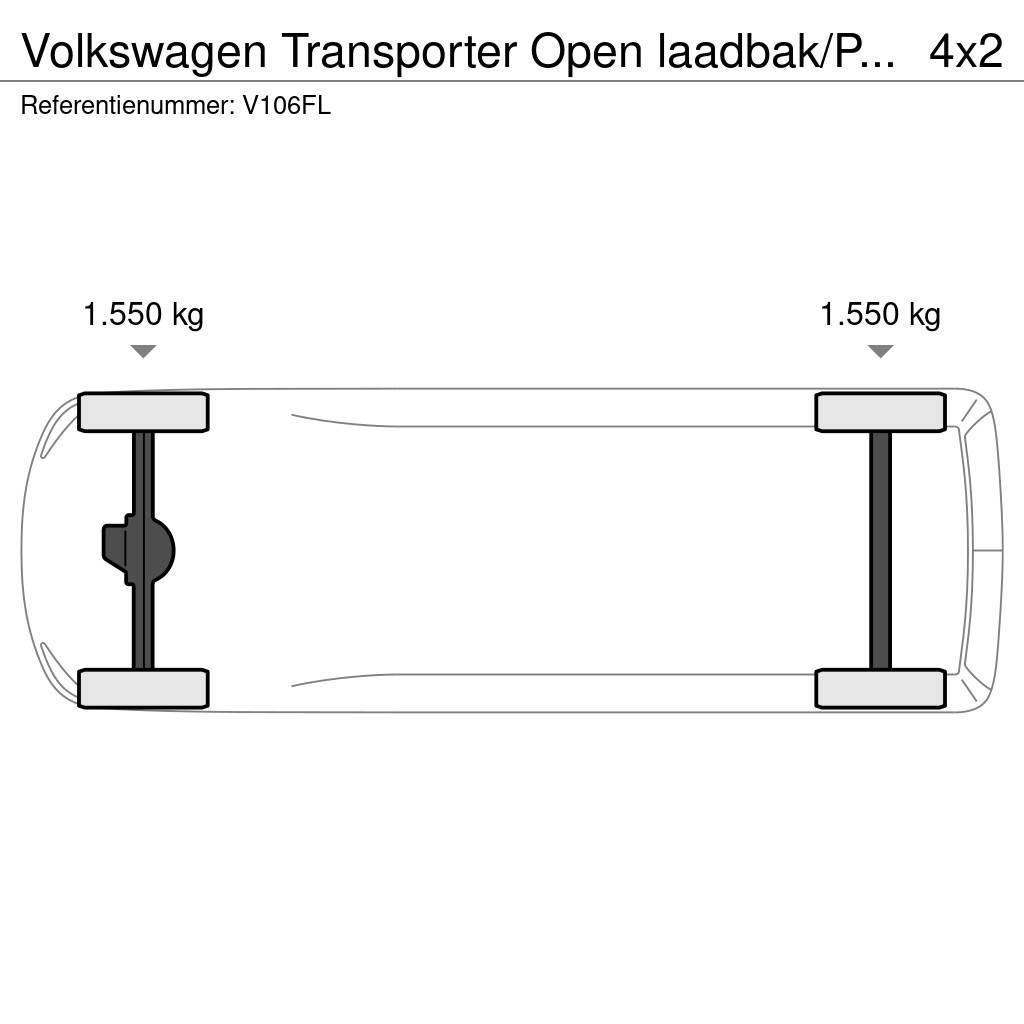 Volkswagen Transporter Open laadbak/PICK-UP!! 1ste eigenaar! Furgonetas caja abierta