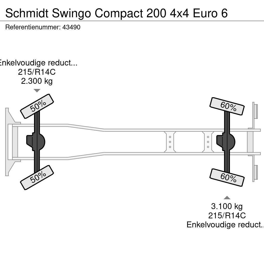 Schmidt Swingo Compact 200 4x4 Euro 6 Otros tipos de vehículo de asistencia