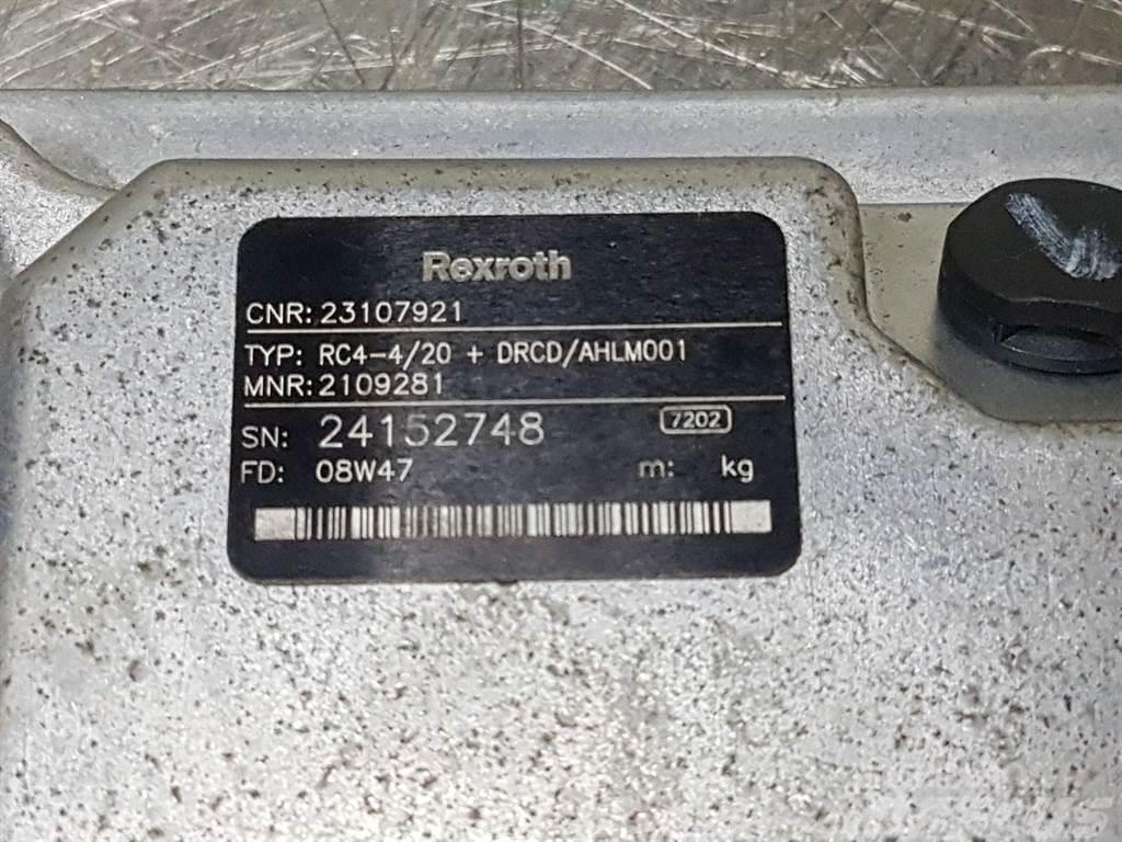 Ahlmann AZ150E-23107921-Rexroth RC4-4/20+DRCD-Control unit Electrónicos