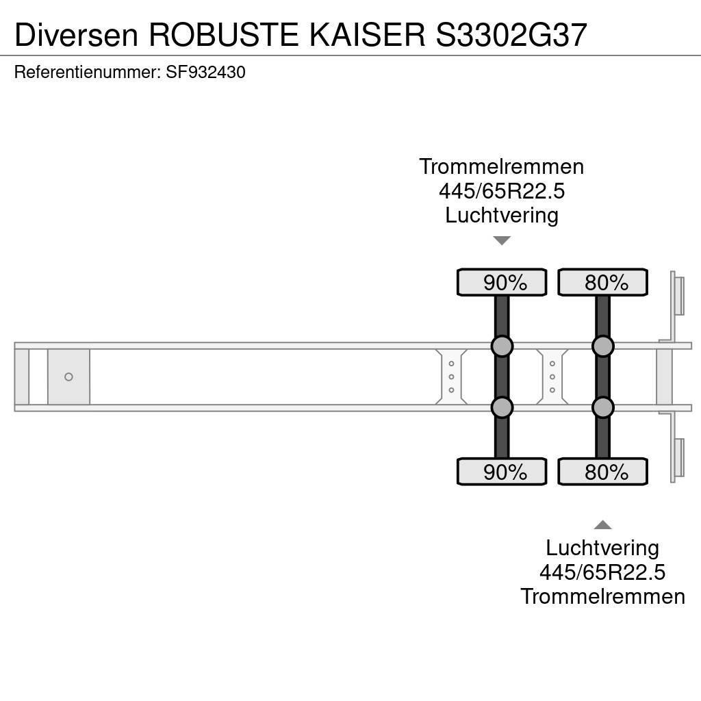 Robuste Kaiser S3302G37 Semirremolques bañera