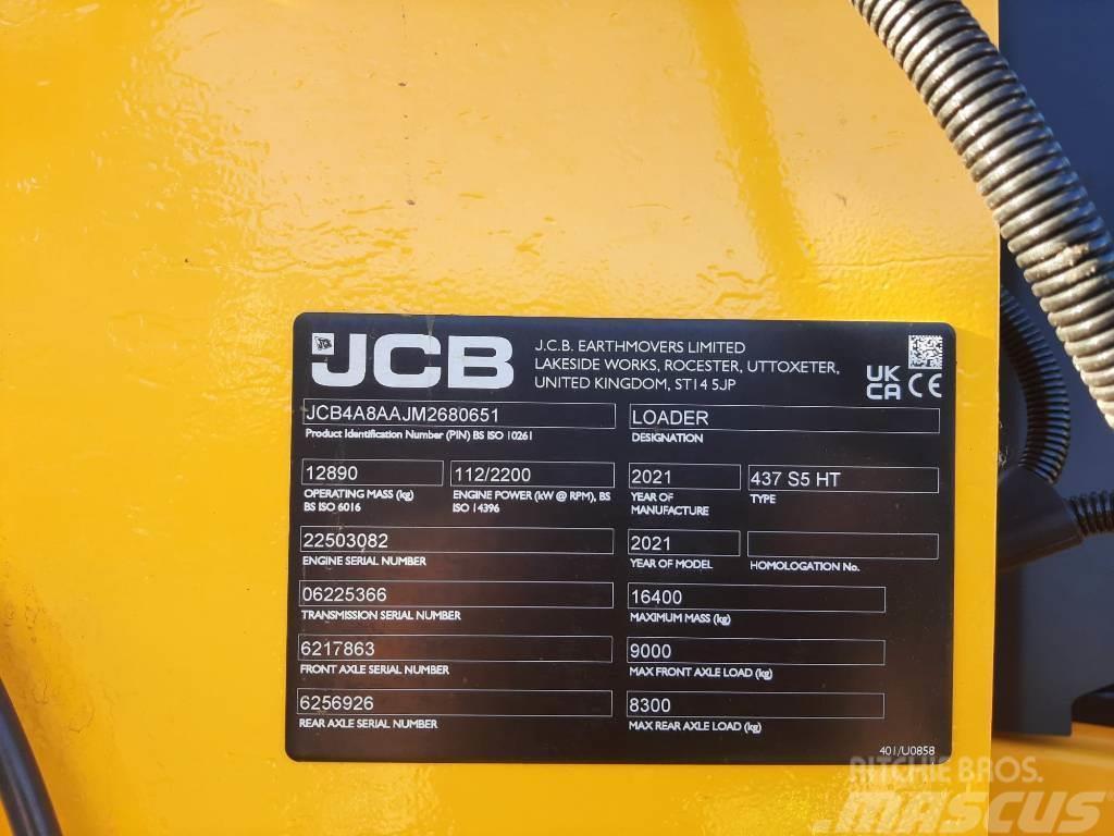 JCB 437 S5 HT Cargadoras sobre ruedas