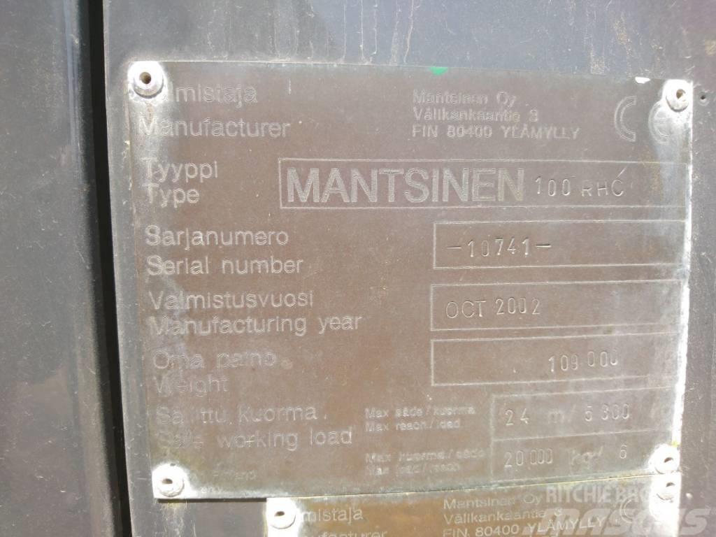 Mantsinen 100 RHC (5100HRS ONLY) Excavadoras de manutención