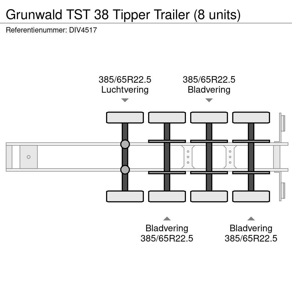 Grunwald TST 38 Tipper Trailer (8 units) Semirremolques bañera