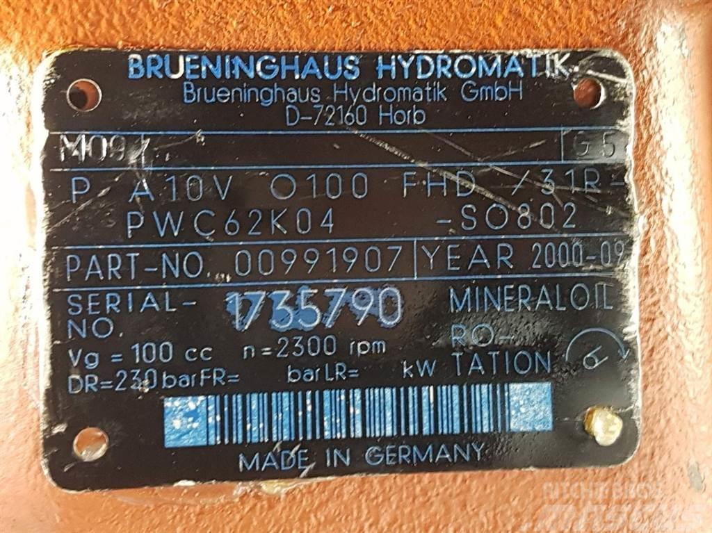 Brueninghaus Hydromatik P A10VO100FHD/31R-R910991907-Load sensing pump Hidráulicos
