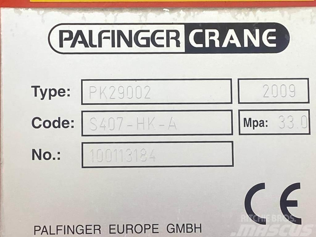 Palfinger PK29002 + REMOTE + 4X OUTRIGGER PK29002 Grúas cargadoras