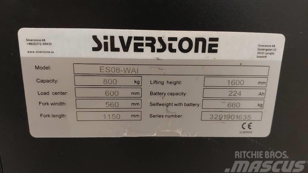 Silverstone ledestabler med initialløft 1,6 m løftehøyde Apiladores eléctricos