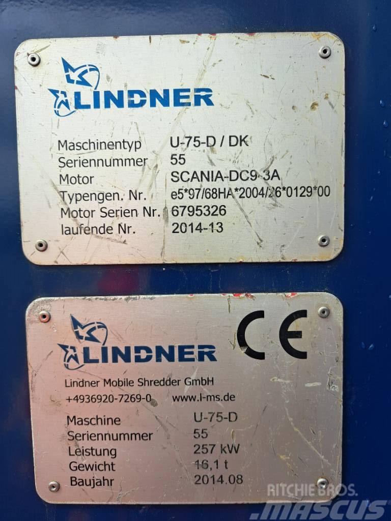 Lindner U75D Trituradoras para desguace