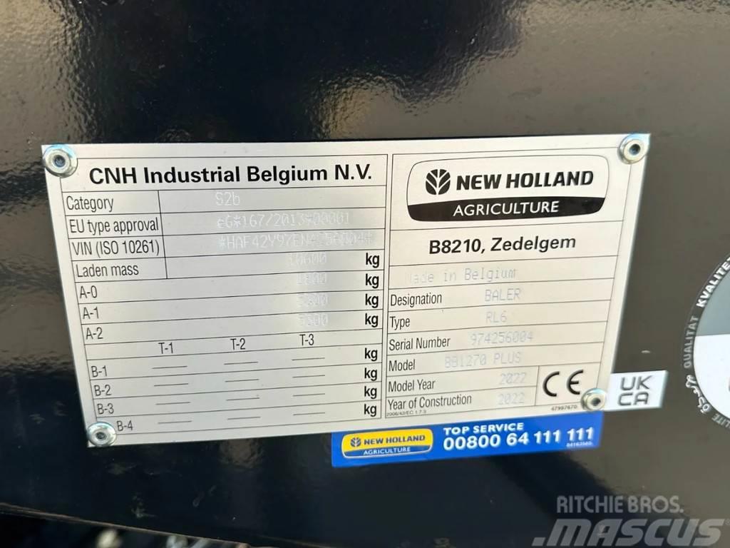 New Holland Bigbaler 1270 Plus bj 2022 met 3000 balen Cosechadoras de forraje