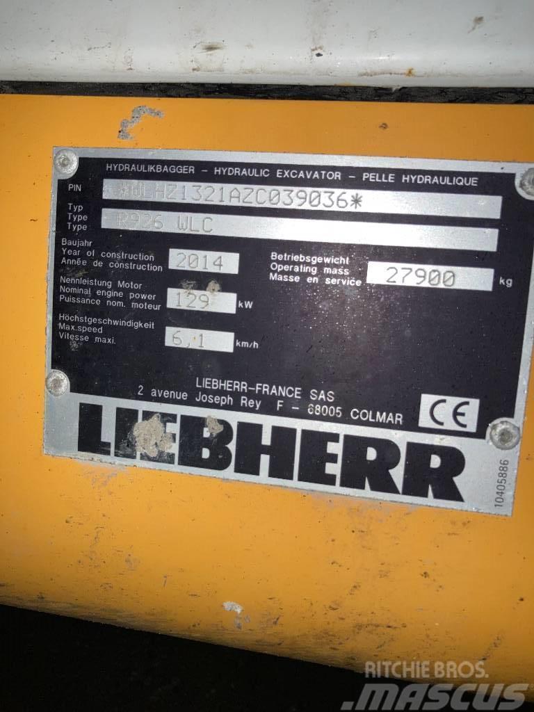 Liebherr R 926 WLC Excavadoras de cadenas