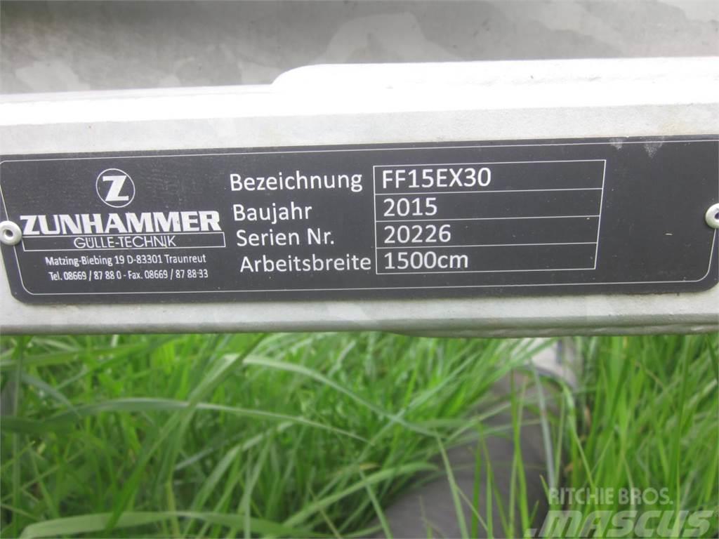 Zunhammer FF15EX30 Schleppschuh Verteiler Gestänge, 15 m, VO Remolques esparcidores de estiércol