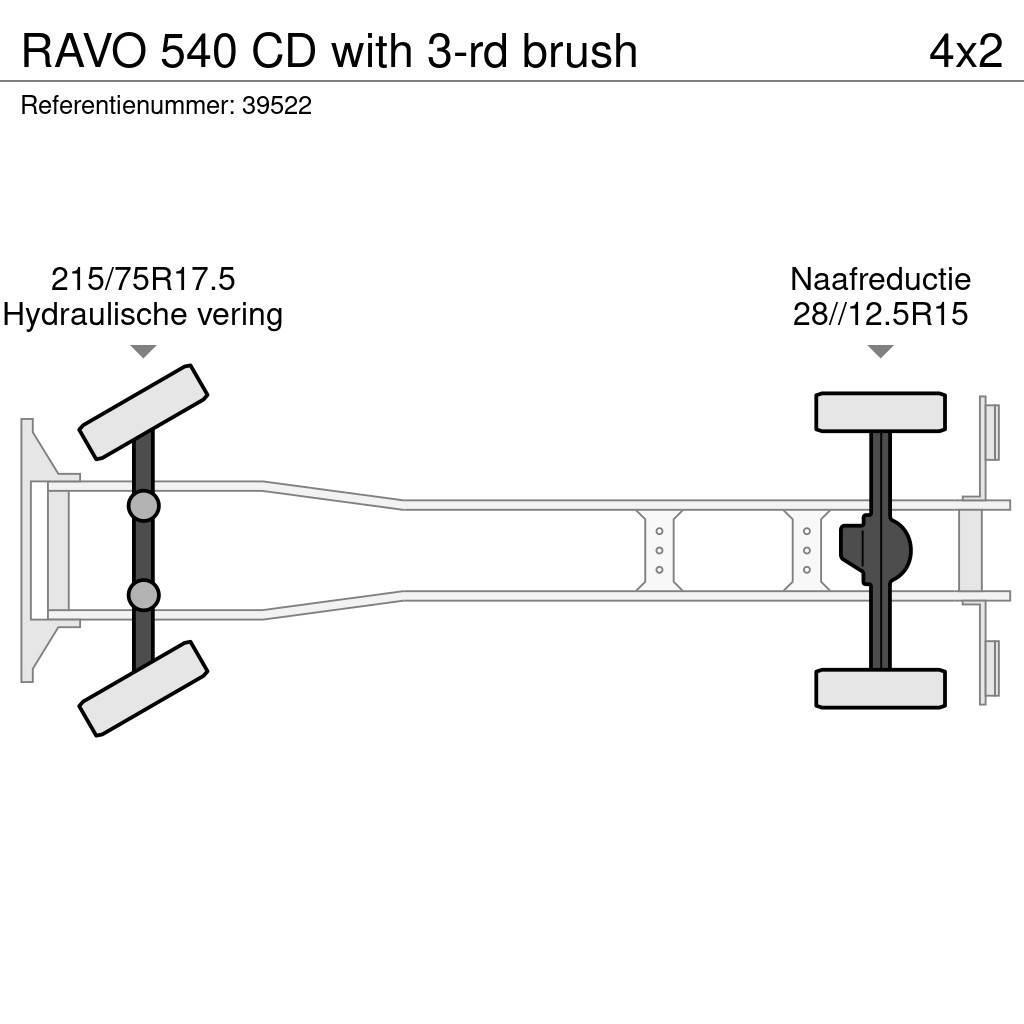 Ravo 540 CD with 3-rd brush Otros tipos de vehículo de asistencia