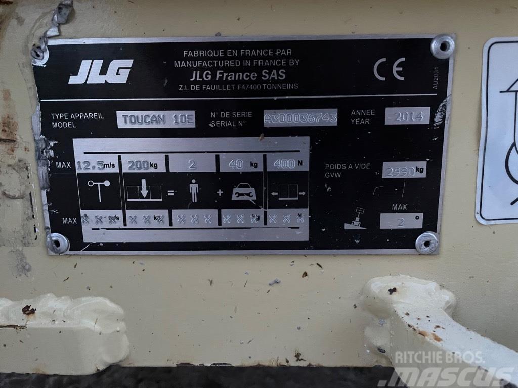 JLG Toucan 10 E Ascensores de personal y montacargas de acceso