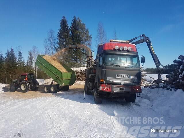 Heinola 1310 RML -Chipper:  SISU 18/630 6x4 -Truck Trituradoras de madera