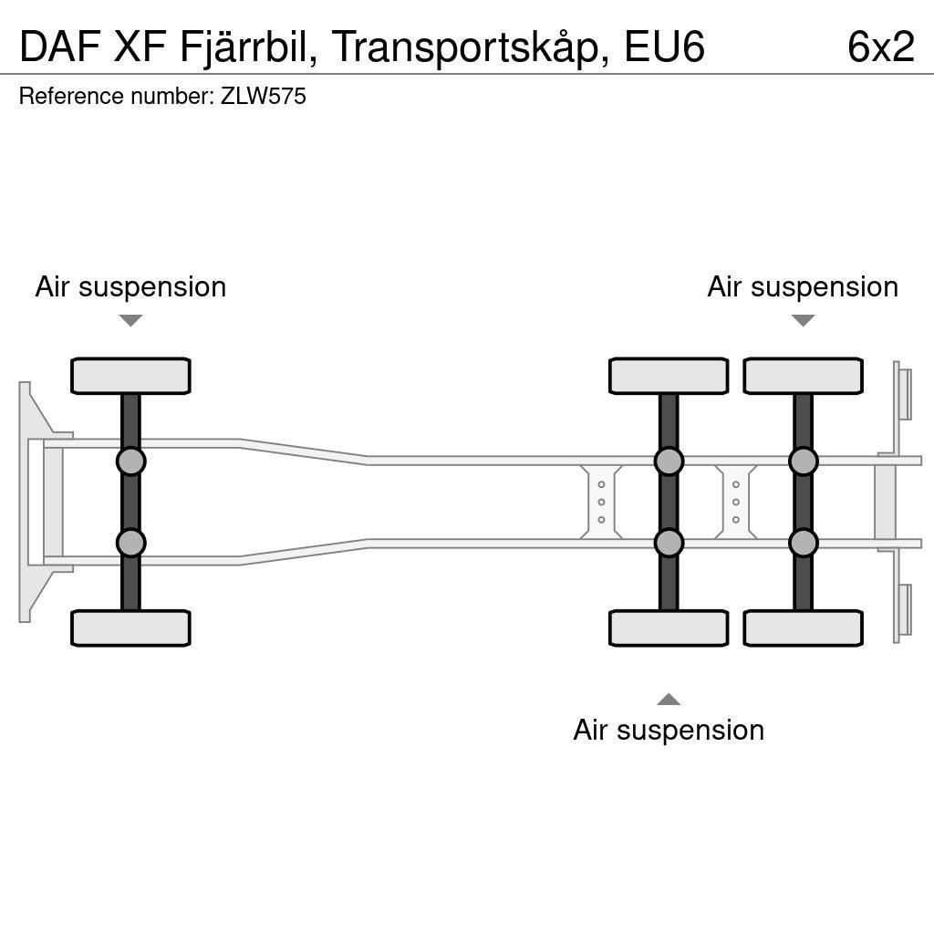 DAF XF Fjärrbil, Transportskåp, EU6 Camiones caja cerrada