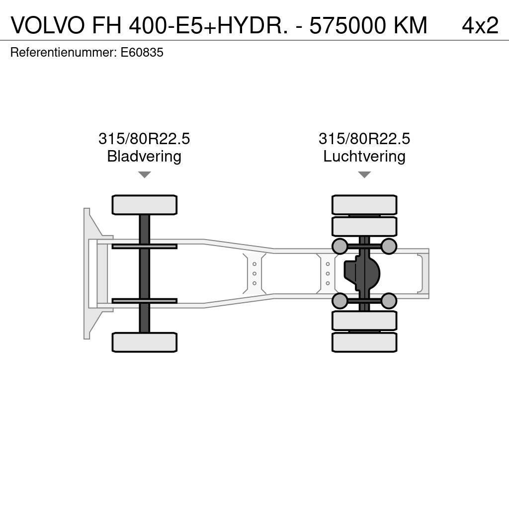 Volvo FH 400-E5+HYDR. - 575000 KM Cabezas tractoras