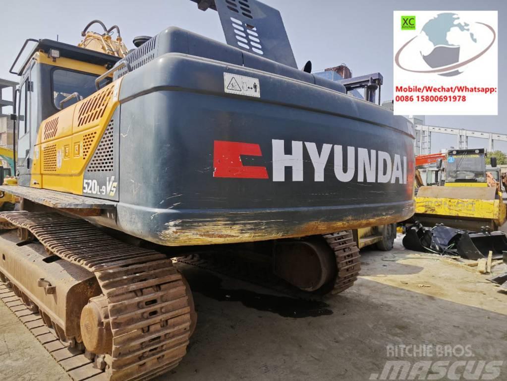 Hyundai Robex 520 VS Excavadoras de cadenas