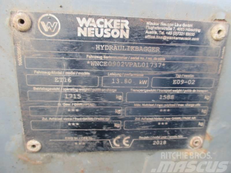 Wacker Neuson ET16 Mini excavadoras < 7t